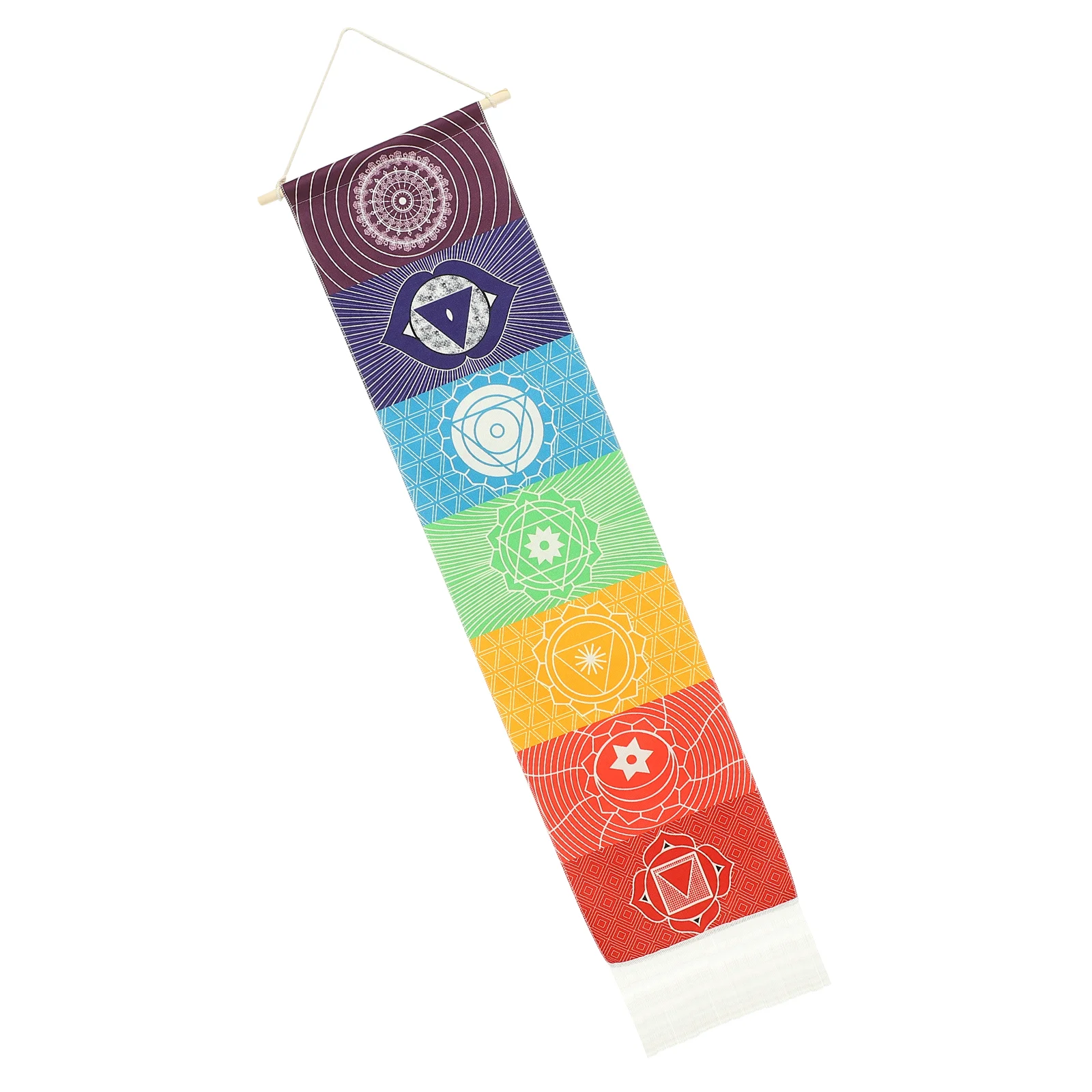 

Mandala Tassel Hanging Decorative Yoga Tapestry Decorations Wall Blanket for Polyester Cotton Chakra Home