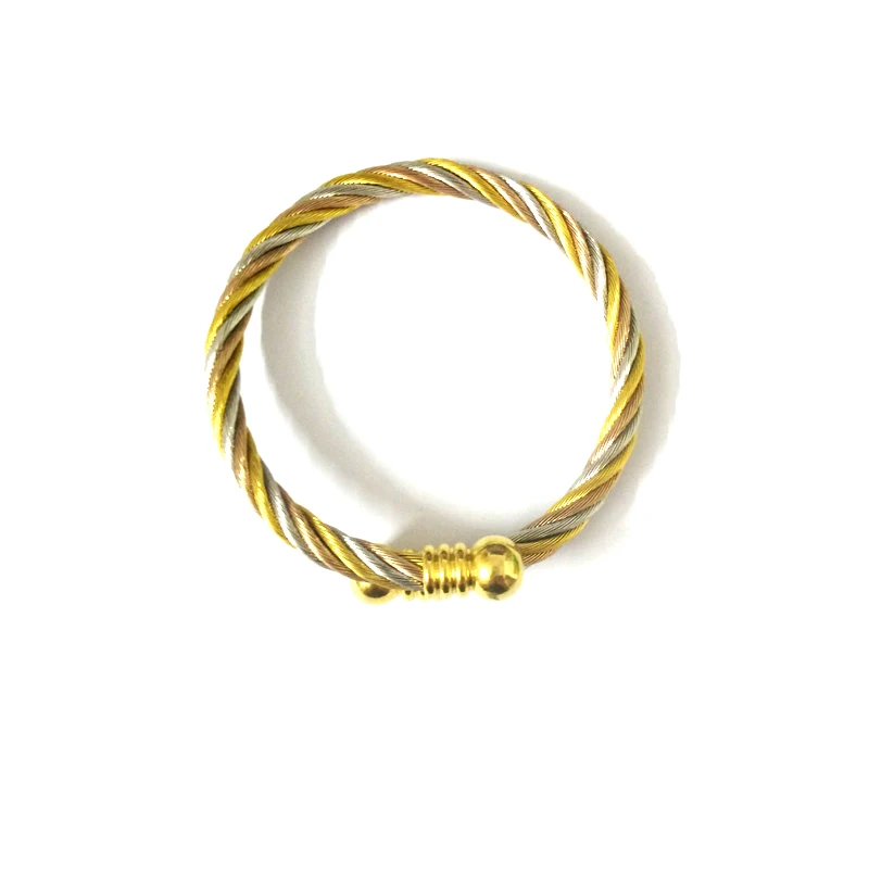 FairLadyHood Gold Bangle Bracelet 2018 New Charm Bangle Bracelets Women Bangles Gold/Silver Color/Rose MIX Color Bracelet 3