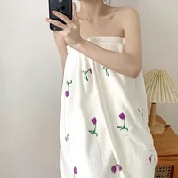2023 New Bath Towel Superfine Fiber Soft Quick-dry ShowerTowels Women Fashion Household Skin-friendly Absorbent Wearable Bathrob 1