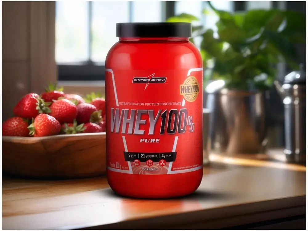 Whey Protein Concentrado Integralmédica 100% Pure 900g 2