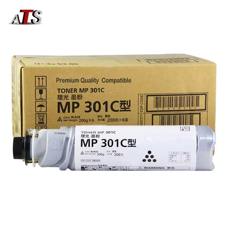 

Картридж с тонером MP301 для Ricoh MP 301SP 301SPF BK200g, 1 шт., запасные части для копировального аппарата