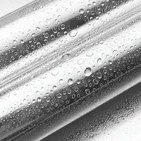 PVC Stainless Brushed Silver Removable Wallpaper Decor Film Vinyl Waterproof Oil-proof House Appliance Kitchen Elevator Sticker 4