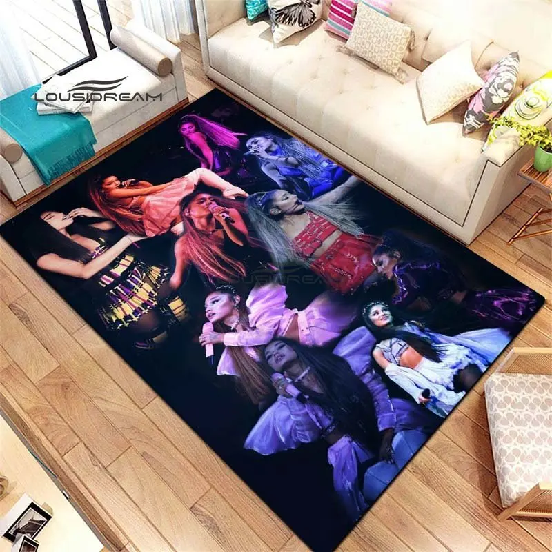 Ariana Grande Carpet and Rug Pop singer Bedroom Decor Carpet Floor Mat Living Room Bedroom Decorate Large Area Soft Carpet 4