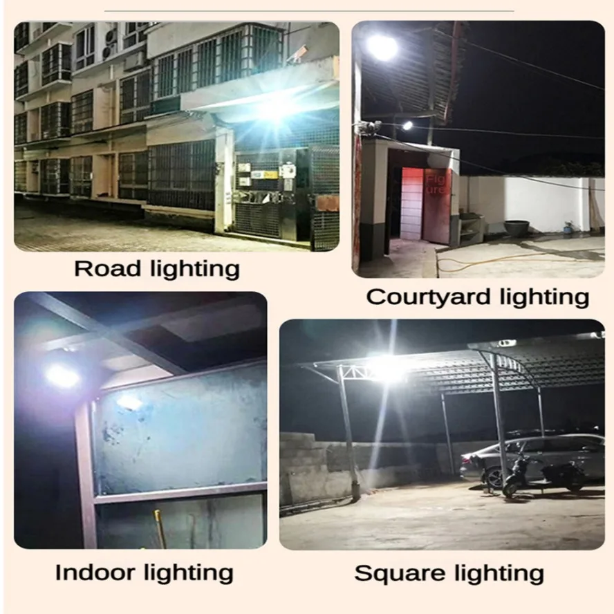 300W 지능형 제어 LED 태양 천장 조명 펜던트 조명 야외 실내 태양 광 램프 복도 조명 정원 장식