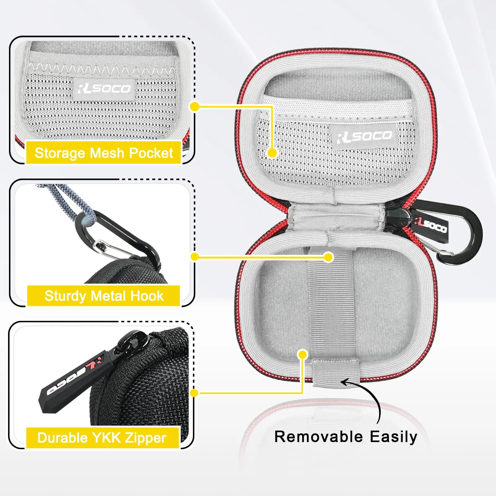 Durable Hard Case for Wireless Earbuds - Portable Storage Carrying Bag
