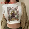 Crop Top Lana Del Rey Ldr Sailing Graphics T Shirt Cropped Harajuku Women Vintage Short-Sleeve T-Shirt Streetwear Female Tshirt 5