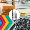 4Pcs/Set Taper Reamers 3/8" 1/2" 5/8" 3/4" M2 HSS Chucking Reamers Taper Bridge Reamer 5 Spiral Flutes Bridge Steel Reamers 6