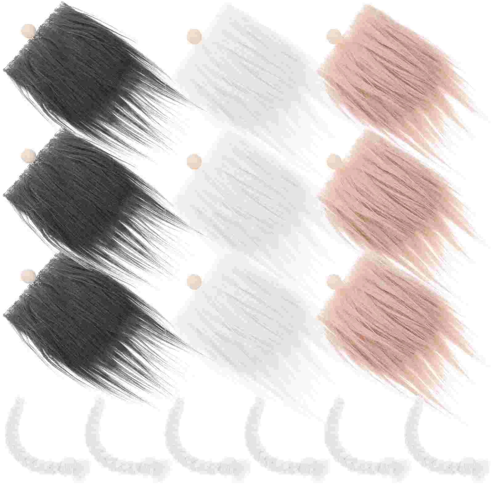 

1 Set of Gnome Making Material Cartoon Gnome Braids Supply DIY Gnome Beards Props