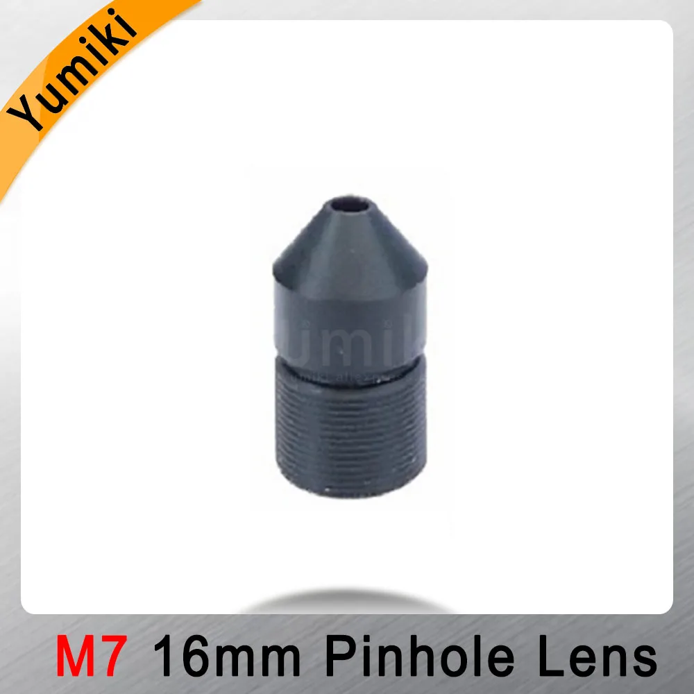 

2MP 16mm pinhole Lens CCTV Lens M7*0.35 mount Image Format 1/2.7" F4.5 Fixed Iris long viewing