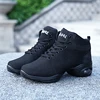 Women Dancing Shoes Jazz Dance Sneakers Hip Hop red white Breathable soft sole comfortable flexible Dance Sport Shoes 4