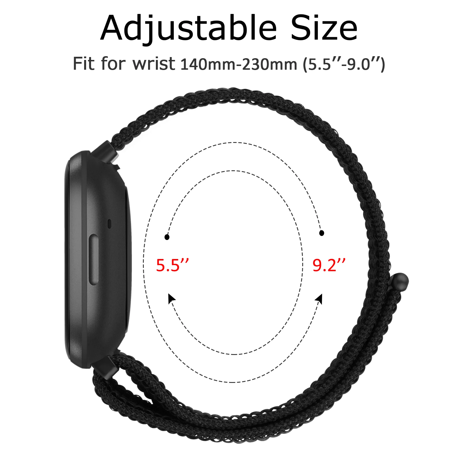Nylon Sport Watch Band Replacement Strap