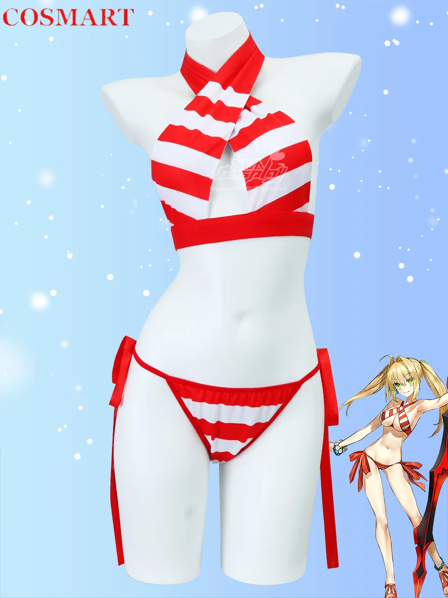 

COSMART Fate Grand Order Nero Claudius Swimsuit Cosplay Costume Cos Game Anime Party Uniform Hallowen Play Role Clothes Clothing