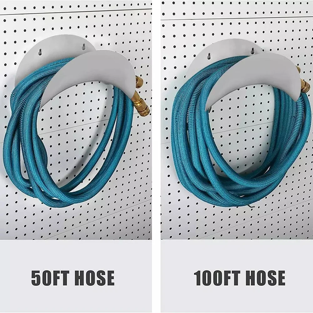 Yard Or Garage Design Hanger Monitor Outdoor Elements Fitment Metal Number Of Pieces Pack Sliver Water Hose Holder 5