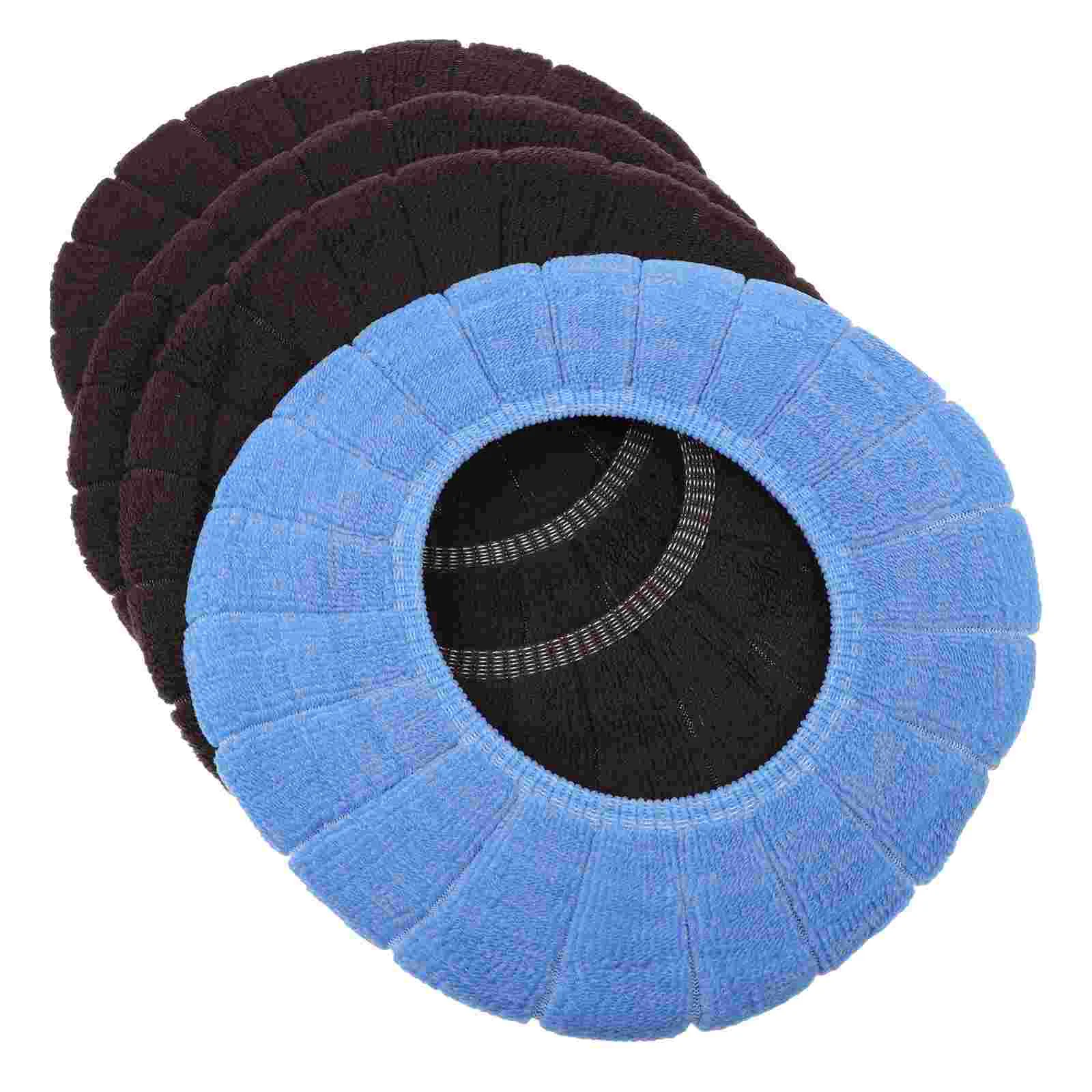 

4Pcs Universal Toilet Seat Covers Household Washable Toilet Seat Pads (Random Color)