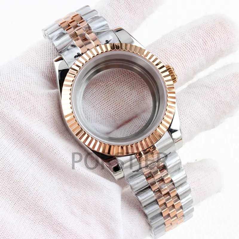 36/39mm Nh35 Watch Case 20mm Width Jubilee Strap Solid 316L Stainless Steel for Datejust NH35 Nh36 Movement 28.5mm Dial Parts - Image 29