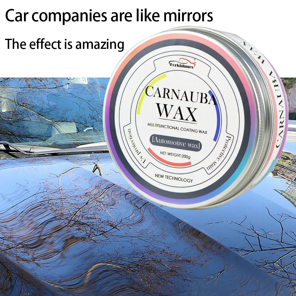 Carnauba Paste Car Wax Auto Paint Care Brazilian Polishing Paste High Gloss Shine Super Hydrophobic Coating Glazing car wax