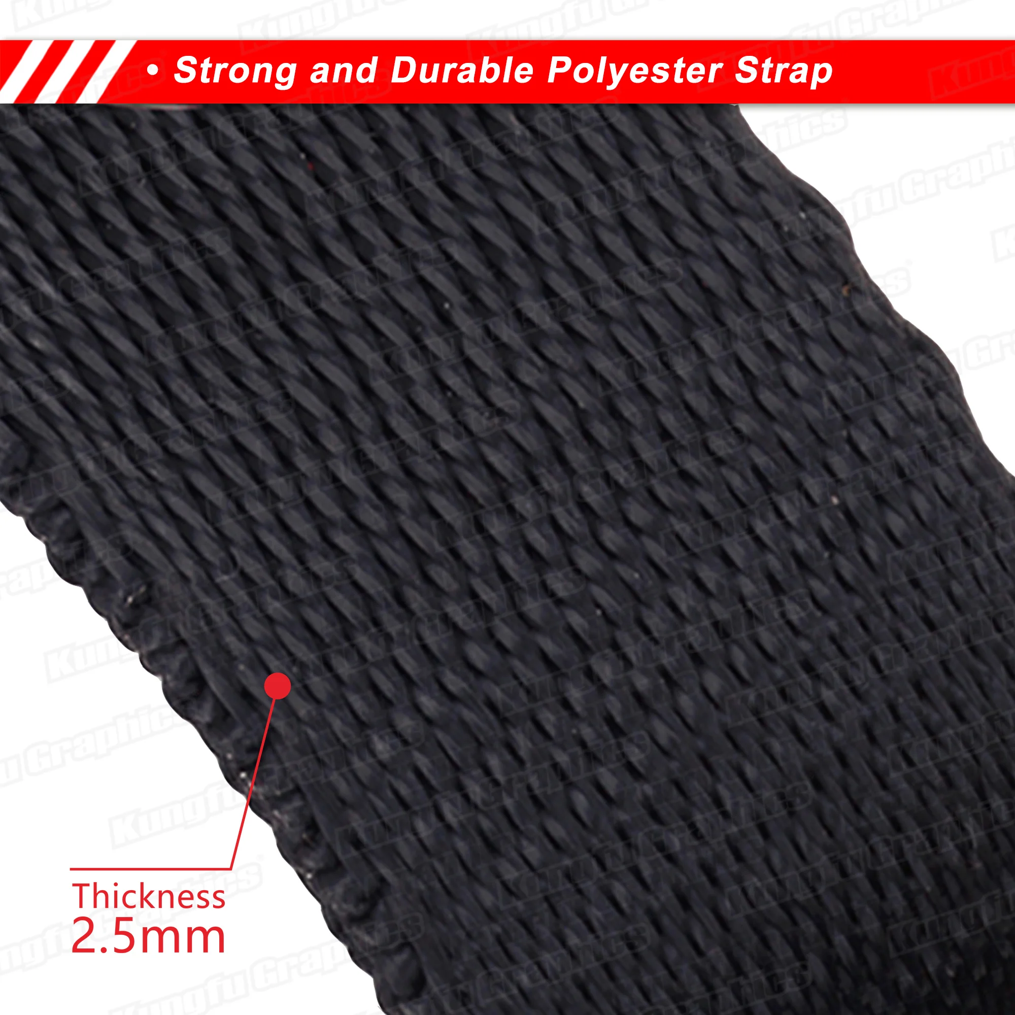 JY Racing Rear Strap Adjustable Tie-downs Dirt Bike Seat Strap for KTM SX XC-/ XCW EXC