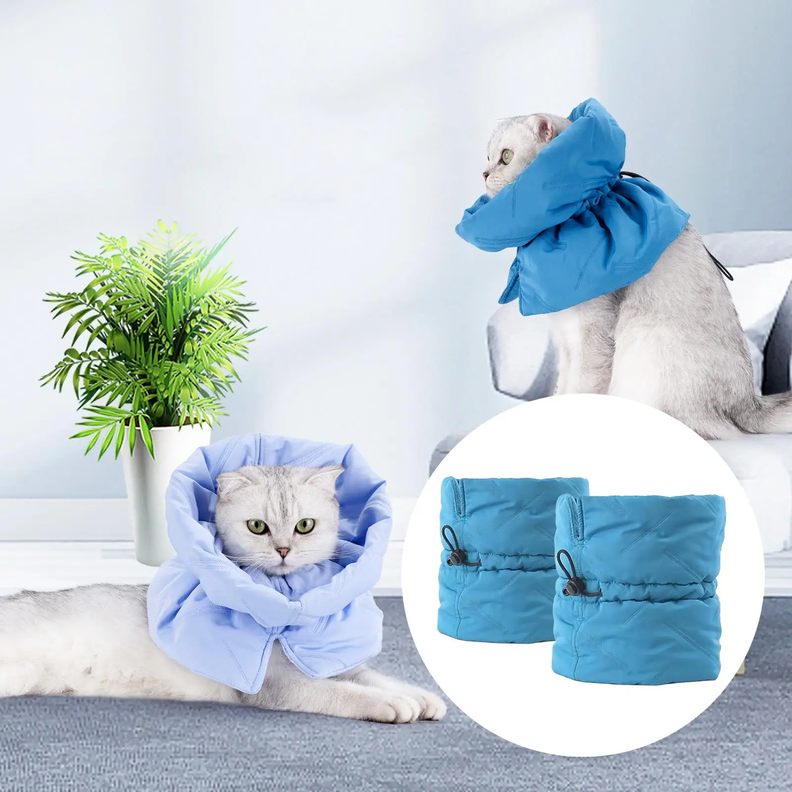 

Cute Collar Pets Supplies for Winter Neck Circle Protective Wound Cat Collar