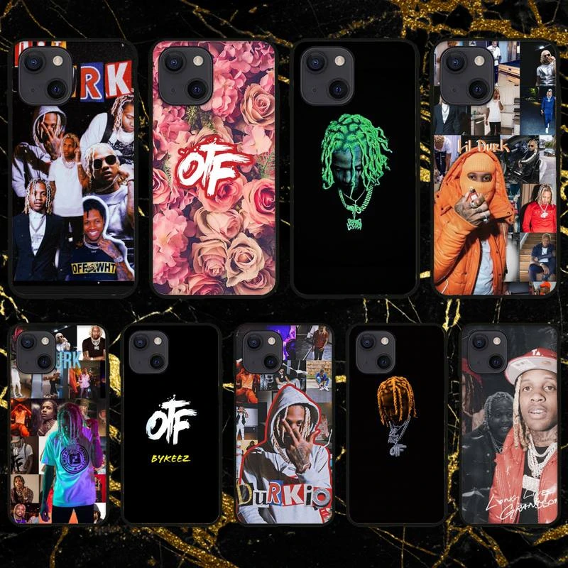 Rapper Lil Durk Phone Case For iPhone 11 12 Mini 13 Pro XS Max X 8 7 6s Plus 5 SE XR Shell leather iphone 12 mini case