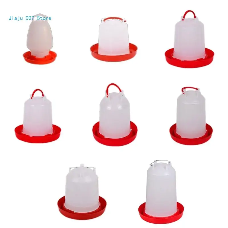 Poultry Water Dispenser Pountry Bird Water Dispenser Durable Shock-Resistant Easy to Clean& Install for Domestic Fowls