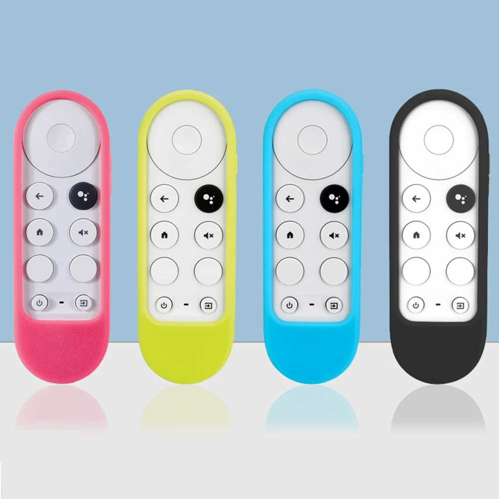 Suitable Google TV remote control cover anti drop shockproof silicone protective case