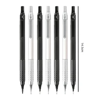High Quality Metal Mechanical Pencils Set with Lead Refills Drafting Automatic Pencil 0.3, 0.5, 0.7, 2.0mm Pencil for Art Supply 6
