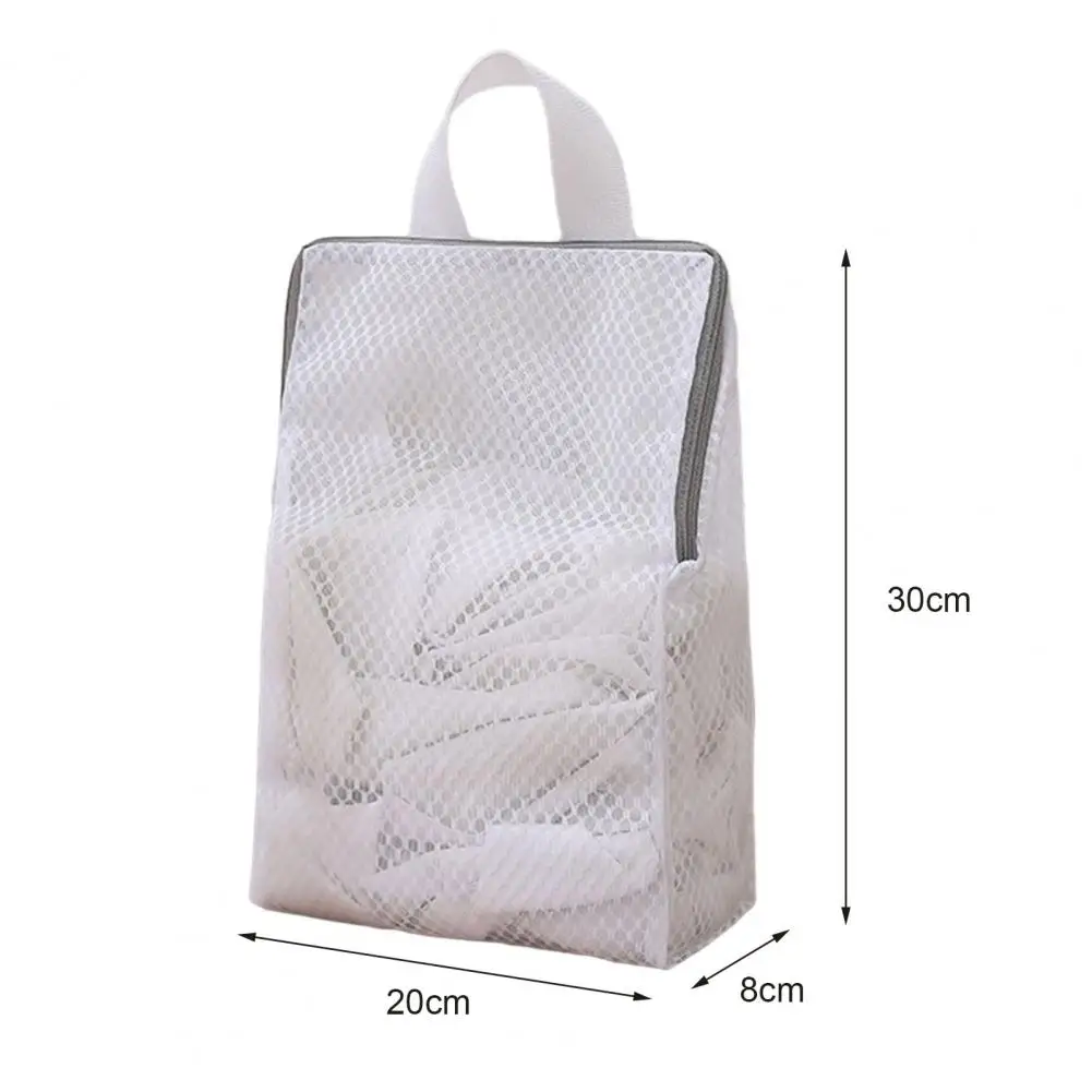 Mesh Washing Bag with Carrying Handle Large Capacity Foldable