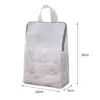 Mesh Washing Bag with Carrying Handle Large Capacity Foldable Zippered Underwear Clothes Mesh Laundry Bag Travel Garment Pouch 6