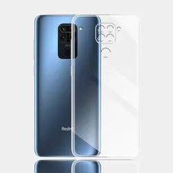 Sleek Silicone Soft Phone Case - Clear Protective Cover for Redmi Note 9S (Clear)