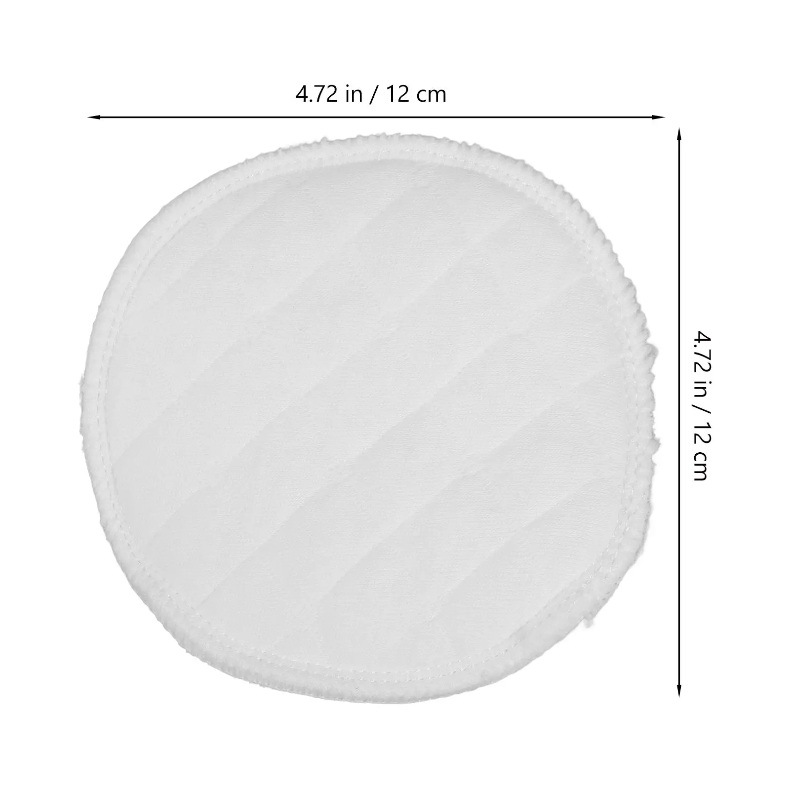 10 PCS Washable Breast Pads Cotton Breastfeeding Breathable White Nipple Balm for
