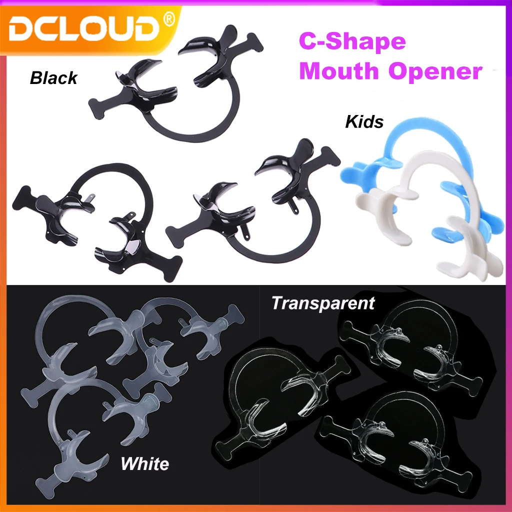

1Pc Dental Orthodontic C Type Mouth Opener With Handle C-Shape Retractor Dentists Goods Expander Cheek Lip Care Consumables