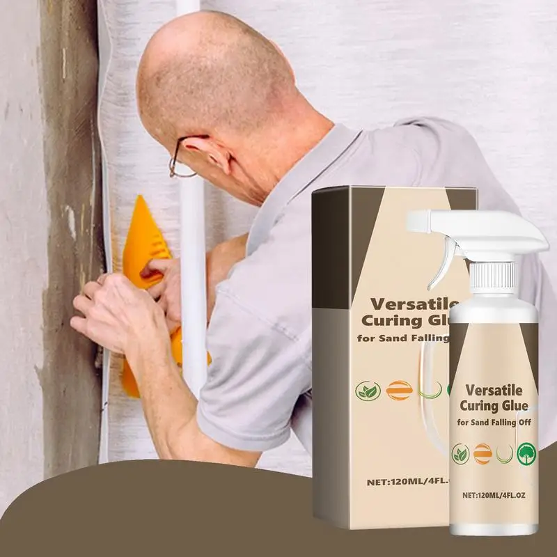 Sand Fixing Agent Glue 120ml Wall Mending Agent Sand Fixing Wall Glue Multi-use Invisible Waterproofing Mending