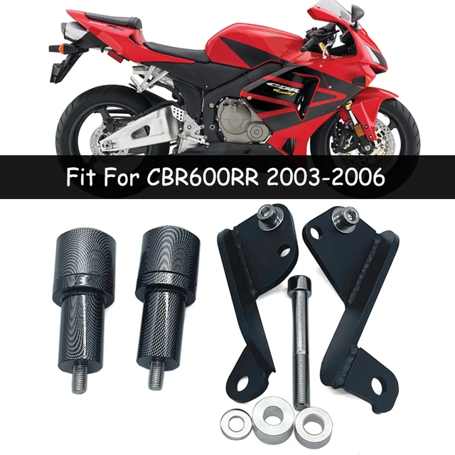 Fdit Curseur de cadre de moto 1 paire 8mm cadre de moto curseur en