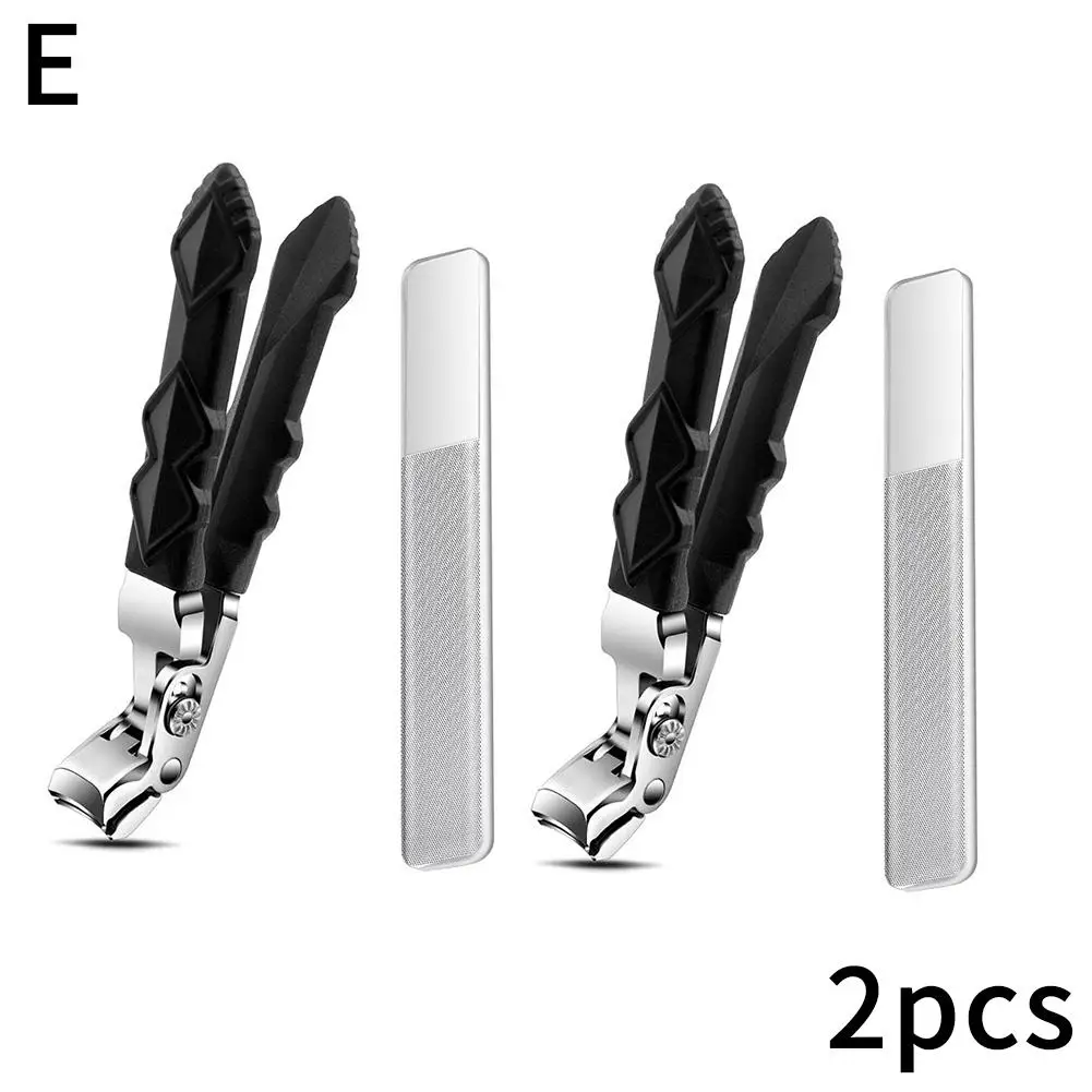 Toe Nail Clipper Nail Clippers 1Pc Angled Head Nail Clippers Ergonomic Toenail Steel Nail Premium Cutter with Trimmer Thick Clippers Catcher Nails