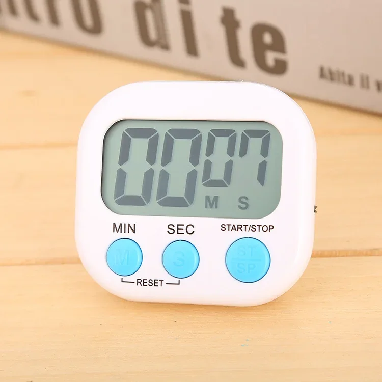 Magnetic Digital LCD Kitchen Countdown Timer with Alarm