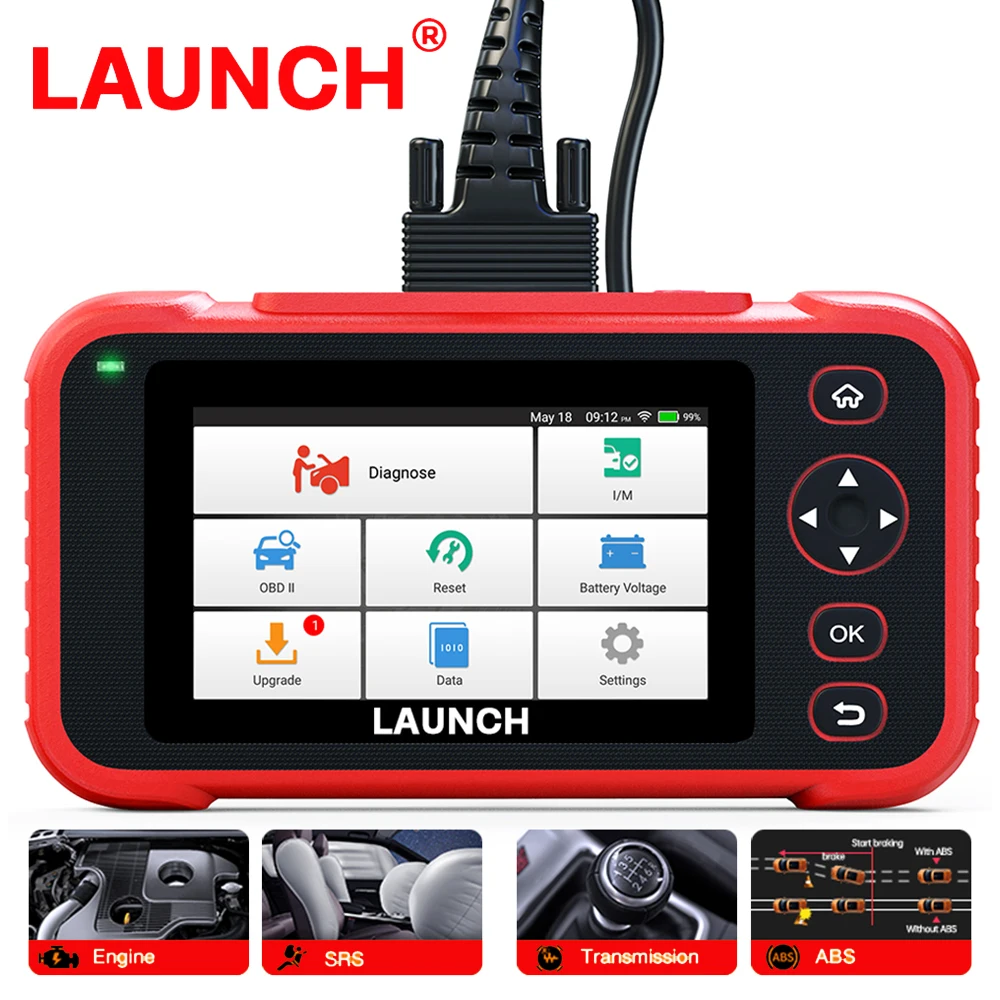 

LAUNCH X431 CRP123i OBD2 Diagnostic Tools Automotive Oil SAS Throttle Reset ABS SRS Airbag Engine AT Code Reader OBD 2 Scanner