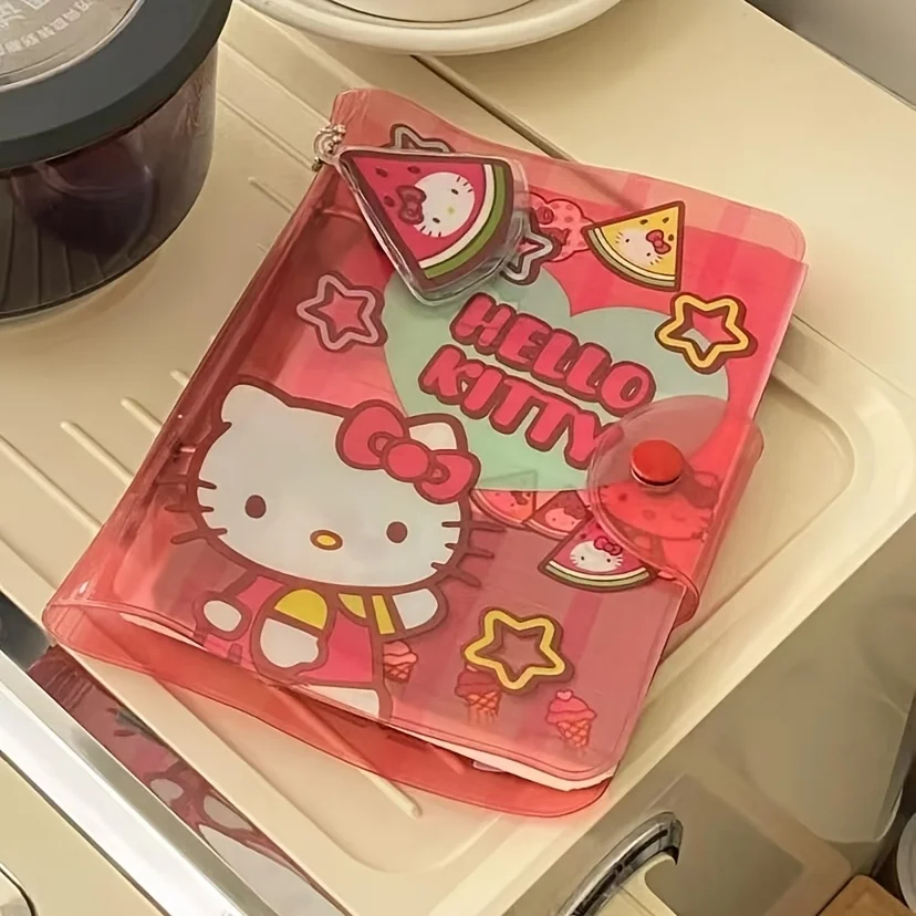패딩 처리된 산리오 노트, 레드 캣 다이어리, 헬로 키티 노트북