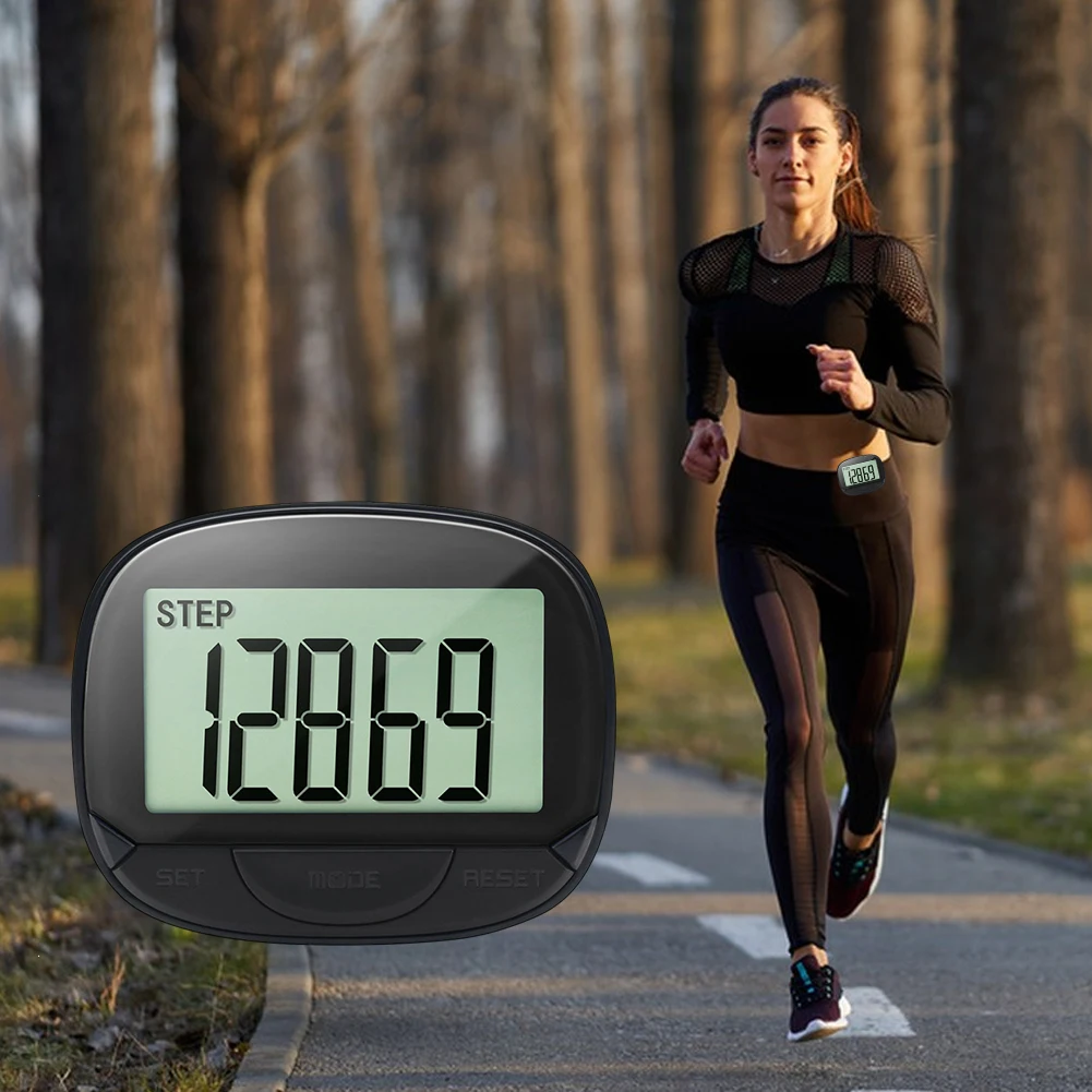 Description Picture 6 of itemClip-On Pedometer Electronic Pedometer Digital Display Simple Step Tracker Large Screen Multifunctional for Women Men