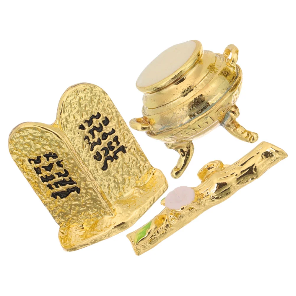 

Temple Utensils Model Religious Themed Ornament Statue Adornment Gift Alloy Decorative Sculpture Office for