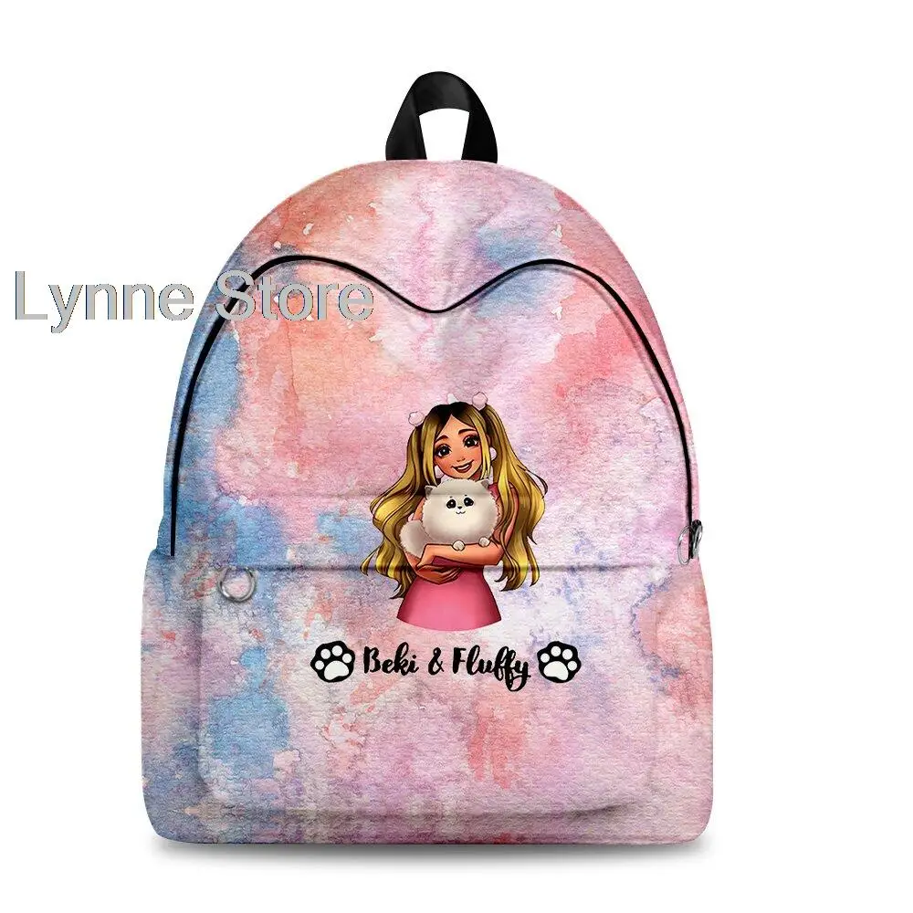 

2022 New Rebekah Wing Merch Beki Women Backpack Teenager Boys Girls Oxford Waterproof High Capacity School Bag Travel Backpack