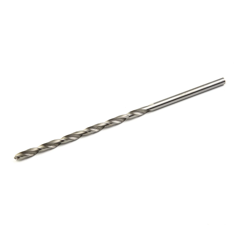 Drill Bit Set 2mm 3mm 4mm 5mm 6mm Diameter 160-300mm Extra Long HSS Straight Shank Auger-Twist