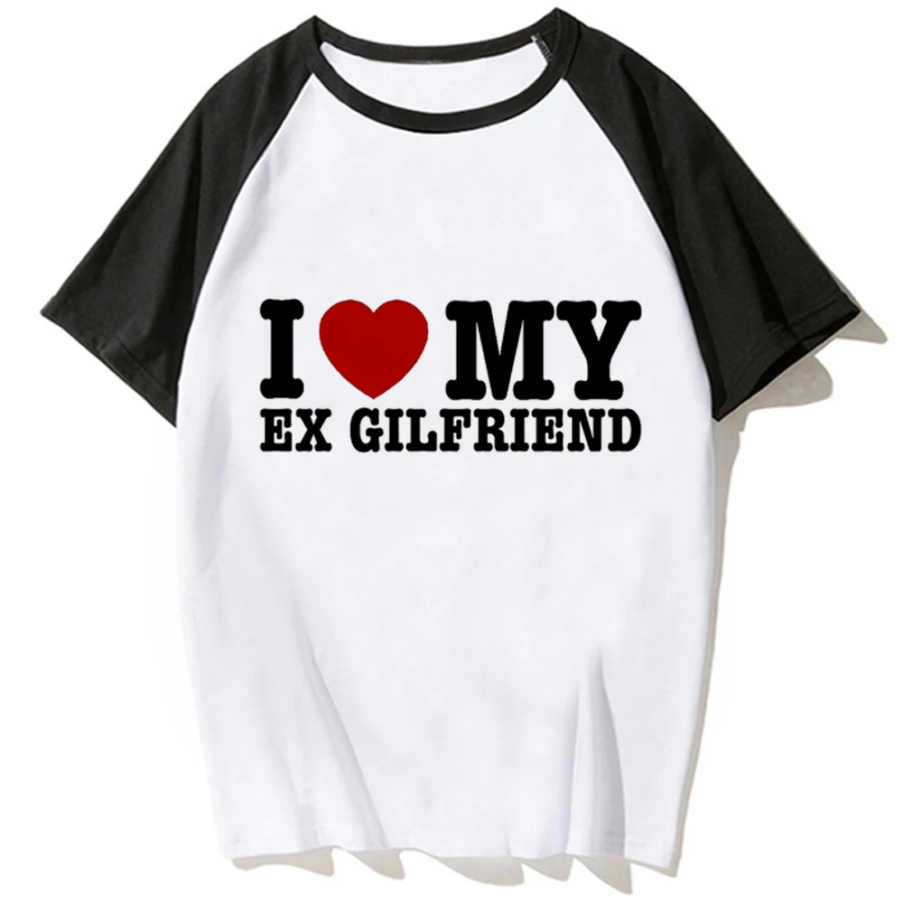 

i Love My Boyfriend Girlfriend tshirt women streetwear harajuku funny Tee girl manga y2k clothes