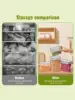 Food storage container - suitable for kitchen grains, rice, pasta, tea, nuts, and coffee beans, with labels and markings 6