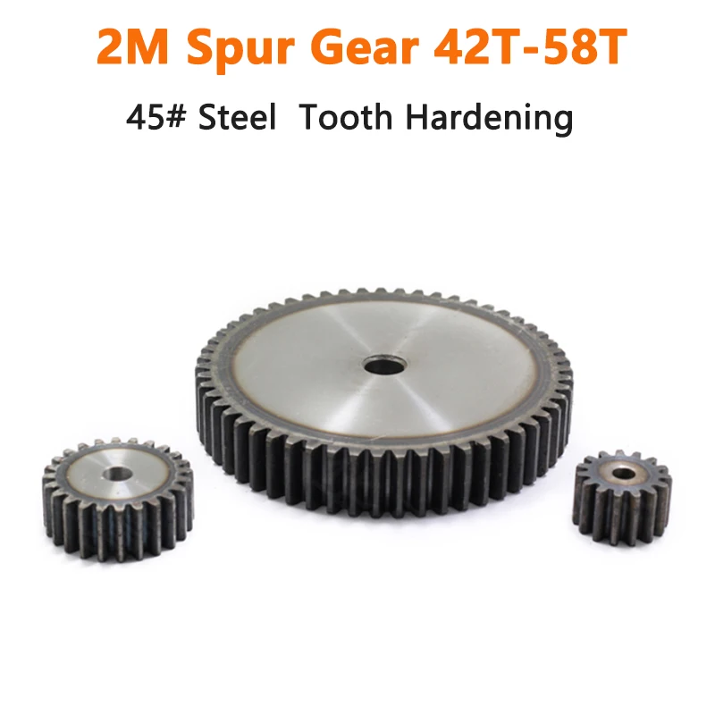 

1 шт., цилиндрическая плоская Шестерня 42T-58T, 42 43 44 45 46 47 48 49 50 51 52 53 54 55 56 57 зубцов