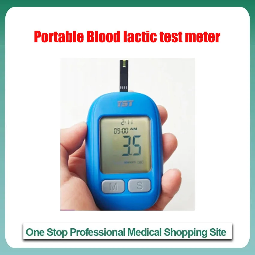 Portable Poct Blood Lactate Testing Meter Lactic Acid Tester Monitoring System Rapid Test
