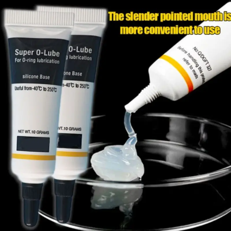 Silicone Grease Lubricant 10 g Silicone Grease Waterproof Food Grade Seal Silicone Grease Sealing Ring Waterproof Flashlight Lubrication
