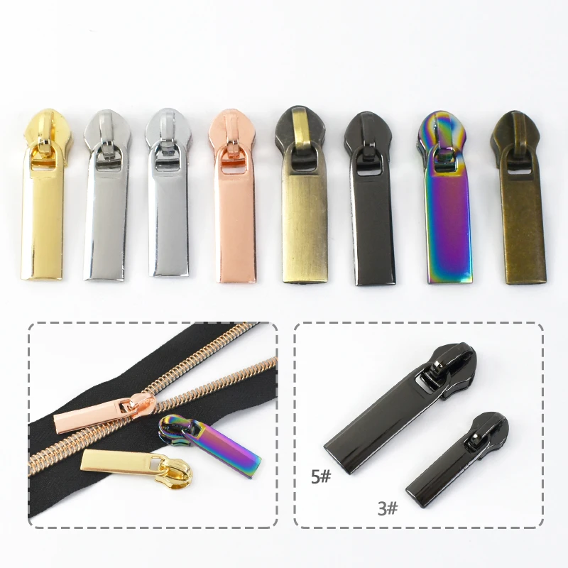 Assorted Zipper Slider Pack for Nylon Zippers - Repair and Sewing Accessories