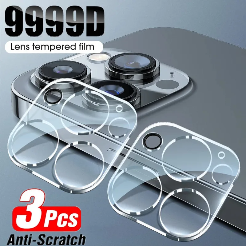 3Pcs Camera Lens Protector for IPhone 13 14 Pro Max X XR Lens