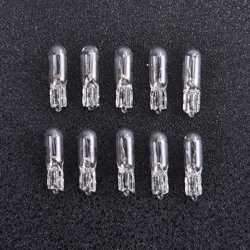 รูปสินค้า หลอดไฟ T5 สำหรับรถยนต์ 12V 1.2W 10 ชิ้น/แพ็ค