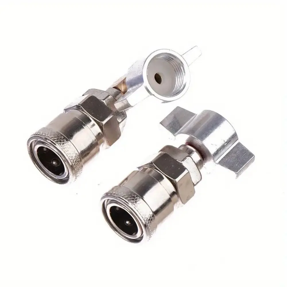 1pc Truck Dust Gun Air Tank Connector Straight Connect Elbow Integrated Connector